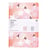 Lot de 2 bloc a notes Sakura DIN A5 - Rico Design - Beige