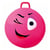 Ballon sauteur smiley clin d'oeil 65 cm rose - skippy ball - jeu pour rebondir enfant