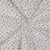 Tissu Double gaze de Coton digital petites fleurs Oranges sur fond Ecru