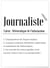 Affiche Définition Journaliste | A3 : 29,7x42cm