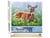 Peinture par Numéro Figured'Art - Biche dans la Prairie - Kit de Loisir Créatif DIY Numéro d'Art Complet - 40x50cm toile roulée + châssis en bois à monter