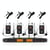 Système Microphone Sans Fil UHF 4 Canaux Pour Événements Extérieurs YONIS
