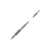 Stylo roller encre gel PILOT G1-10 Grip - Argent - Pointe large