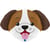 Ballon Géant Tête de Chien - 65 cm