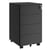 Caisson de bureau mobile verrouillable avec 3 tiroirs rangement de documents papeterie