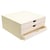 Meuble 3 tiroirs 34.5x34x15.5 cm bois - Artemio