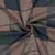 Tissu Jacquard  Motifs Patchwork sur fond Vert foncé