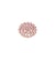 Lot de 3 boutons strass rose layette