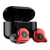 Ecouteurs Bluetooth Sans Fil Charge Rapide Pour Smartphones Toutes Marques Rouge YONIS
