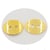 5 Boutons Métal Ovale Doré Or 14 x 10 mm - creation couture diy