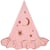 8 Assiettes Chapeau de Sorcière Rose