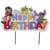 Cake Toppers en Papier Stitch - 16 cm