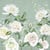 Lot de 4 serviettes en papier découpage collage 33 cm FLEUR ROSE BLANCHE F 4011