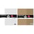 72 papiers Scrapbooking Blanc + Havane - 300g/ m²