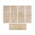 Kit3D bois Village d'hiver x3,FSC MixCred, nature, 40x14,5x17cm, en 84 pièces, boîte 1kit