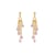 Boucles d'oreilles Elyssa en pierres Améthyste - Sloya