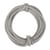 Tube tricoté avec fil, gris, 3 m