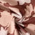 Tissu Toile de Coton Feuilles Aidin sur fond Marron