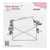 Tampon transparent scrapbooking Nellie's choice CADRE AVEC ROSE 023