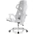 Chaise de bureau ergonomique GTPLAYER Style Technologique - Cuir tissu - Blanc - 70 cm