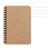 Carnet - 9x14 cm - Lignes - 100 pages - Couverture marron - Spirale
