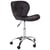 Fauteuil de Bureau Noir en Cuir PU Pivotante et Réglable en Hauteur Design Moderne