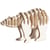 Maquette 3D en papier Ours polaire