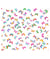 Tissu coton papillons de 150 cm de largeur 0001 Blanc vendu par 50 cm