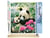Peinture par Numéro Figured'Art - Pandas Géants - Kit de Loisir Créatif DIY Numéro d'Art Complet - 40x50cm toile roulée + châssis en bois à monter