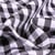 Tissu Rayures Grands carreaux 10 mm Noir