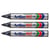 Lot de 3 marqueurs permanents indélébiles pointe conique 1,5 mm - ARTLINE - Noir