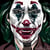 JOKER - Oeuvre d’art 50x50 cm - création en édition limitée - Artiste Mademoiselle Bouche