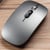 Souris Sans Fil 1600DPI 5 Boutons 28 Langues Rechargeable Voix Intelligente Gris YONIS