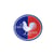Ecusson thermocollant France coq 5,3cm x 5,3cm