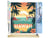 Peinture par Numéro Figured'Art - Affiche Vintage Hawaii - Kit de Loisir Créatif DIY Numéro d'Art Complet - 40x50cm toile roulée + châssis en bois à monter