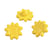 Bouton enfant soleil jaune 15mm