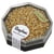 Delica-rocailles, 1,6mm avec garniture argent, boîte, topaze clair, 6g