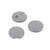 Bouton rond simple gris cendre 18mm