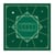 Tapis de poker carré 83x83cm – Vert - 1001Jouets