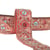 Galon indien brodé 30mm rouge au mètre