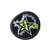 Lot de 3 écussons thermocollants sport super star 5,2cm x 5,2cm