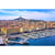 Tableau sur toile vue sur le port de Marseille 45x65 cm