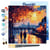 Mini Peinture par Numéros Figured'Art 20x20cm avec cadre Nuit Romantique - Petit Format