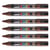 Lot de 6 Marqueurs pointe conique moyenne POSCA PC5M 1,8 - 2,5mm Marron POSCA
