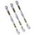 Lot de 3 échevettes 8m DMC Fil à broder mouliné 117 100% coton gris clair 415