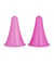 2 Protèges pointes pour aiguilles 4,5 à 10 - Knitpro Rose