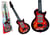 Guitare Électrique Enfant Étoile Cordes Colorées Leds Rouge