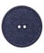 Carte de 2 boutons Recyclés chanvre/polyester 20mm - Prym Marine Bleu