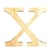 Lettre X - 19 cm - bois - Artemio