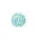 Carte de 6 boutons bleu transparent 14mm - Distrifil Vert